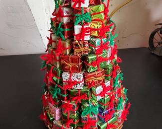 Handmade Christmas Gift Box Tree Decoration