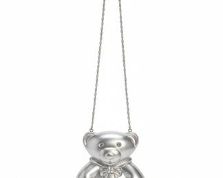 Sasha Teddy Bear Shaped Metal Minaudiรจre