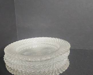 Anchor Hocking Miss America Diamond Pattern Plates