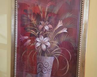 Floral Still Life Framed Print by Richard Lane