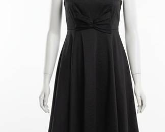 Bebe Black Strapless Cocktail Dress