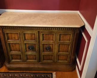 Stanley Furniture Marble Top Credenza