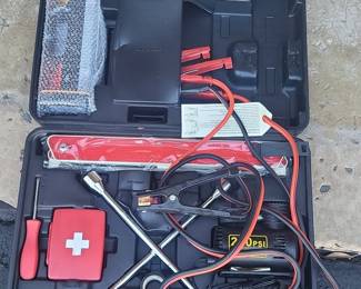 Michelin Roadside Emergency Kit with Air Compressor and Booster Cables