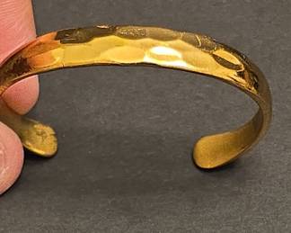 Sausalito Craftworks Hammered Cuff Bracelet