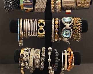 Collection of Assorted Fashion Bracelets