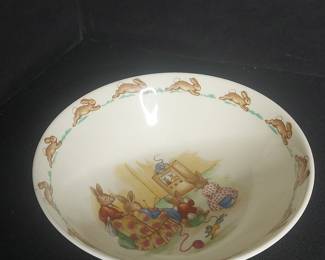 Royal Doulton Bunnykins "TV Time" Cereal Bowl