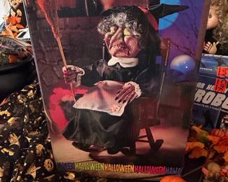 Dept 56 Halloween Rocking Witch