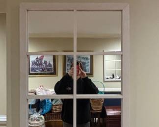 Window Pane Wall Mirror