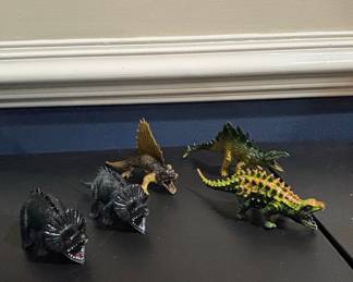 Vintage Hong Kong Dinosaur Figures Lot