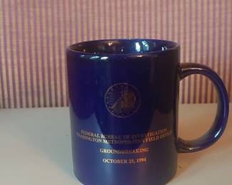 FBI Washington Metropolitan Field Office Groundbreaking Mug