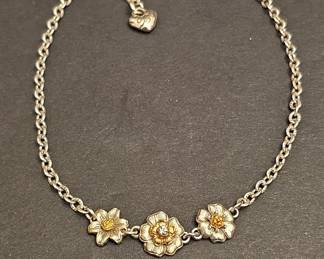 Brighton Floral Charm Bracelet