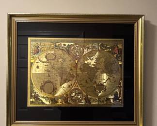 Nova Totius Terrarum Orbis Geographica Replica Map