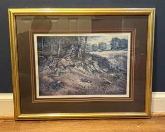 Joe Umble 1988 'Marksman's Lair' Print