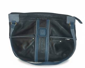 Stone Mountain Two-Tone Leather Shoulder Bag