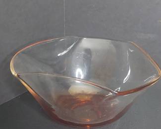 Vintage Indiana Glass Ruby Red Chip and Dip Set