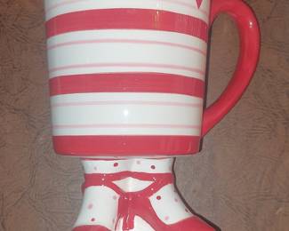 Novelty Ballerina Leg Mug
