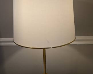 Stacked Spheres Brass and Acrylic Table Lamp
