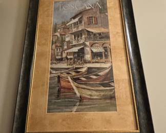 Fabrice de Villeneuve 'Toscana' Framed Print