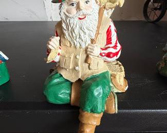 Kurt Adler Fabriche Fisherman Santa Figurine