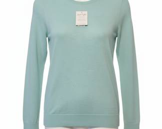 Lord & Taylor Extra Fine Merino Wool Crewneck Sweater