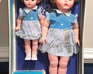 Novelty Dolls Inc. Big and Little Sister Walking Dolls