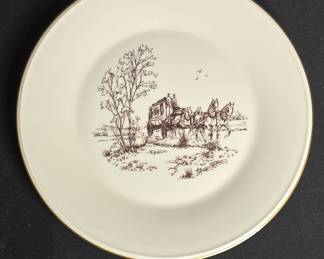 Lenox 'Stagecoach' Pattern Dinner Plate