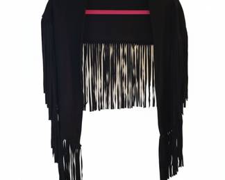 bebe Fringe Bolero/Shrug