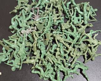 Vintage Plastic Army Men Collection - Tim-Mee, MPC, Marx