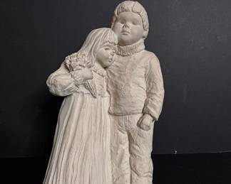 Austin Sculpture "Bright Eyes" by Dee Crowley Children Embracing Statue