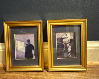 Vintage Framed Prints of Interior Scenes