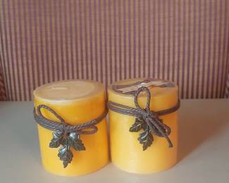 Luminessence Pumpkin Chai Pillar Candles