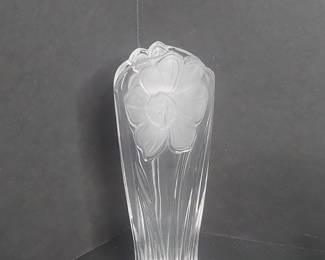 Studio Nova Wild Lily 24% Lead Crystal Vase