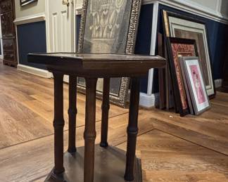 Vintage Hexagonal Side Table