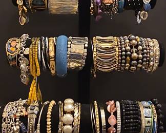 Assorted Costume Jewelry Bracelet Collection