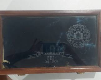 FBI 100th Anniversary Commemorative Display Box