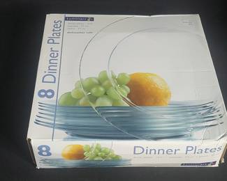 Luminarc 10.5-inch Dinner Plates (8-Piece Set)