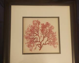 Patton Wall Decor Coral Print