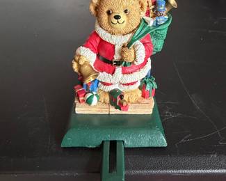 Boyds Bears "Kandy Kris" Santa Bear Stocking Holder