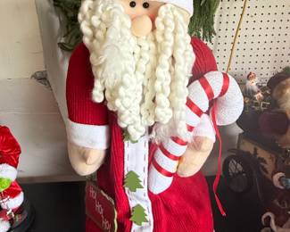 Fabric Santa Claus Christmas Figurine