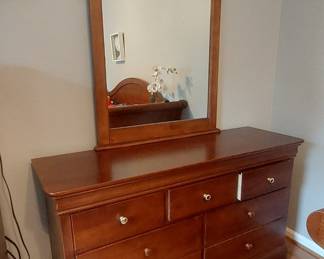 Young America by Stanley Furniture Dresser and Mirror