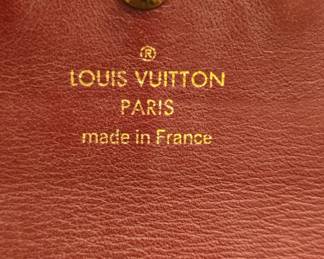 Louis Vuitton Monogram Canvas and Leather Venus Long Wallet with Padlock