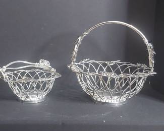 Godinger Silver Art Co. Grape Vine Collection Baskets
