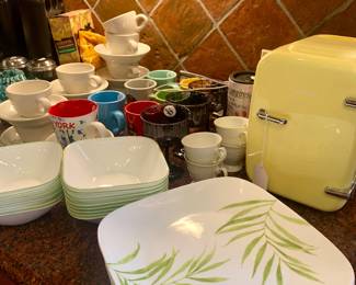 Corelle Bamboo Leaf dish set