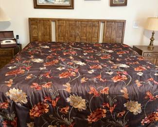 King bed with mattress $340.00