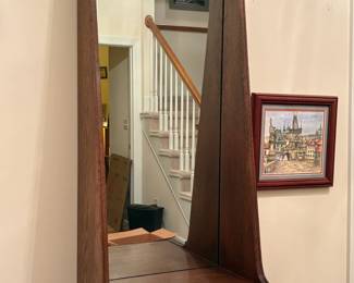  mid century mirror shelf $85.00