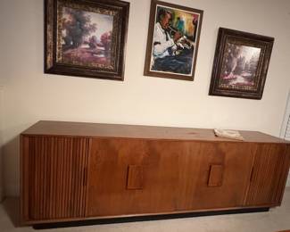 mid century record  player cabinet $500.00