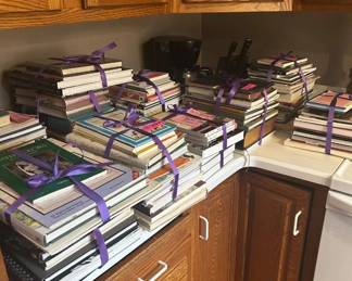 Lot #124 Huge Book Lot Art Teaching Watercolor Printmaking Instruction Book Lot FolkArt Acrylic