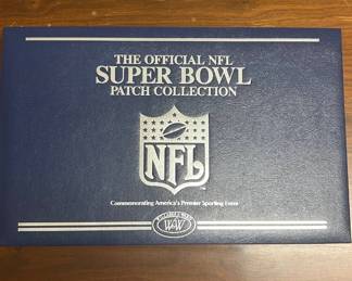 Lot #80 Willabee & Ward Official NFL Super Bowl Patch Collection Binder Multi-Game