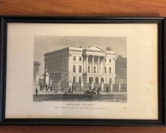 Lot #120 J.H. Shepherd Steel Engraving Apsley House Duke of Wellington