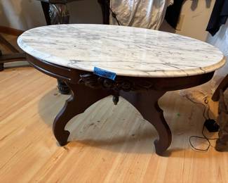 Coffee Table with Italian Marble removable top